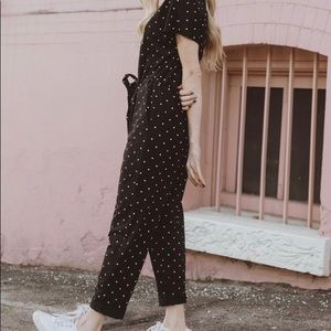 Piper & Scoot: The Bianca Cinch Jumpsuit in Dot